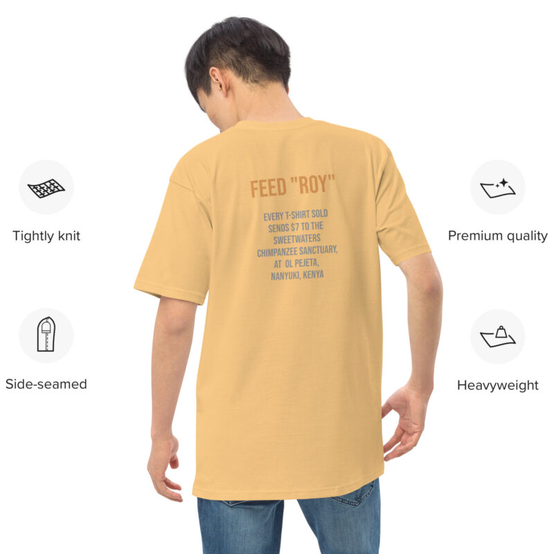 Men’s premium heavyweight tee, Eagle Owl - Image 10