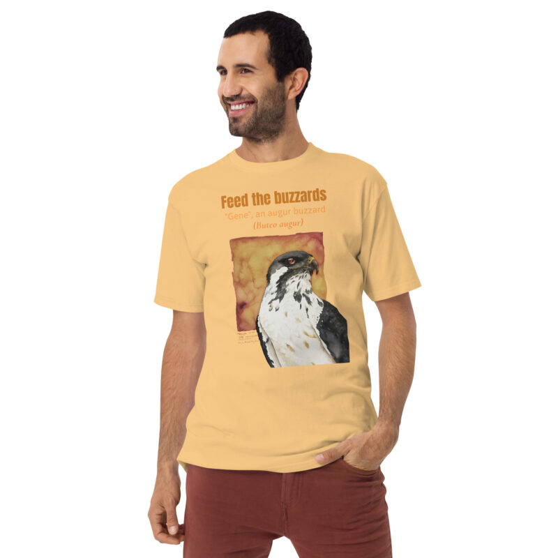Men’s premium heavyweight tee, feed the buzzards - Image 13