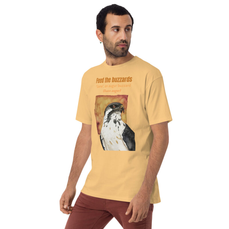 Men’s premium heavyweight tee, feed the buzzards - Image 15