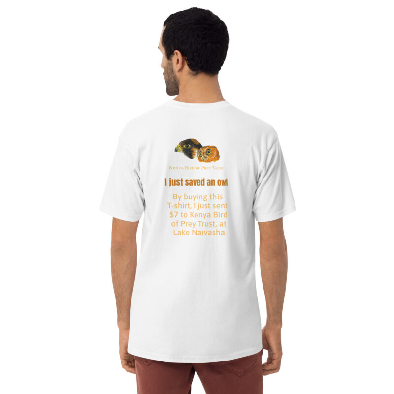 Men’s premium heavyweight tee, Eagle Owl - Image 33