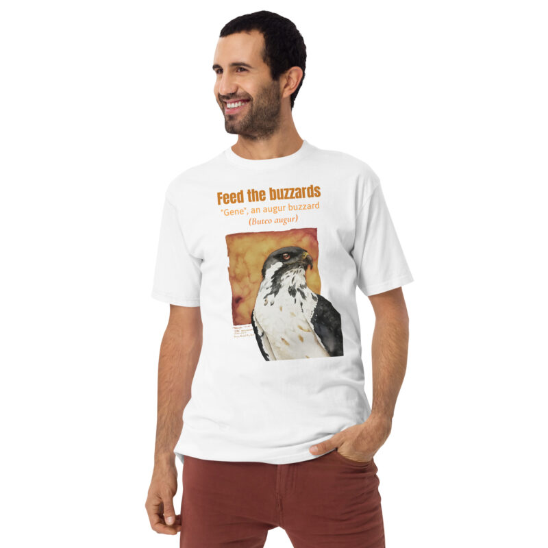 Men’s premium heavyweight tee, feed the buzzards - Image 17