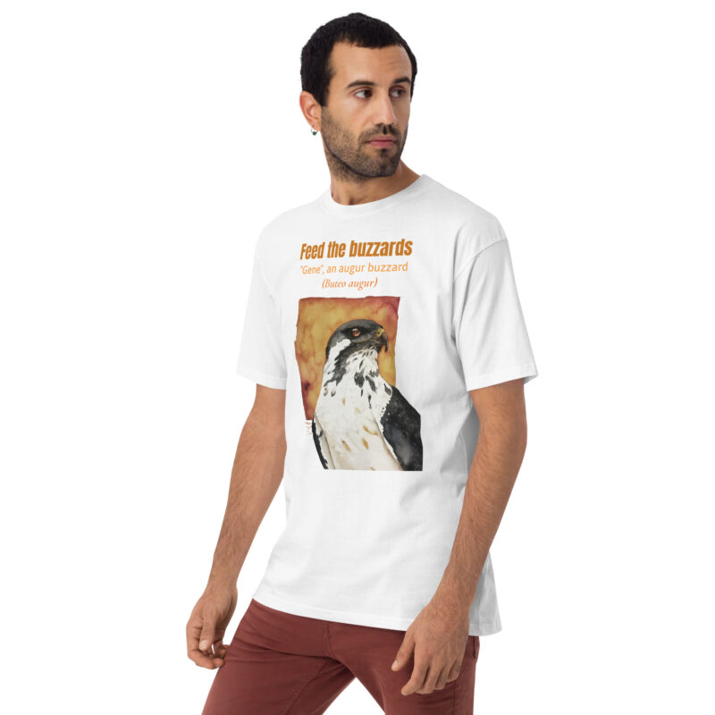 Men’s premium heavyweight tee, feed the buzzards - Image 19