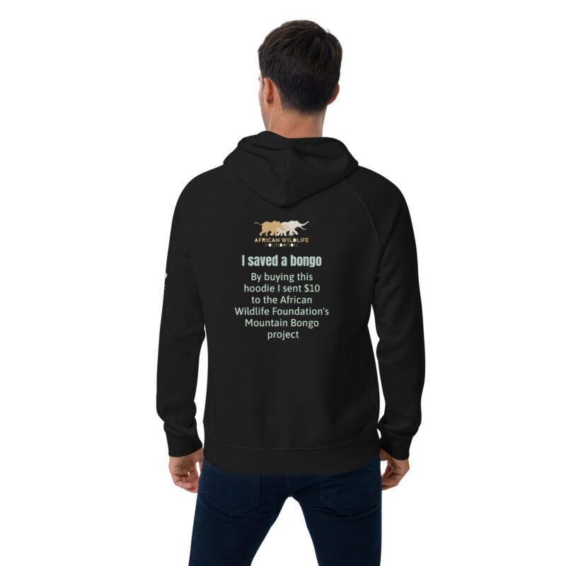 Unisex eco raglan hoodie - Image 5