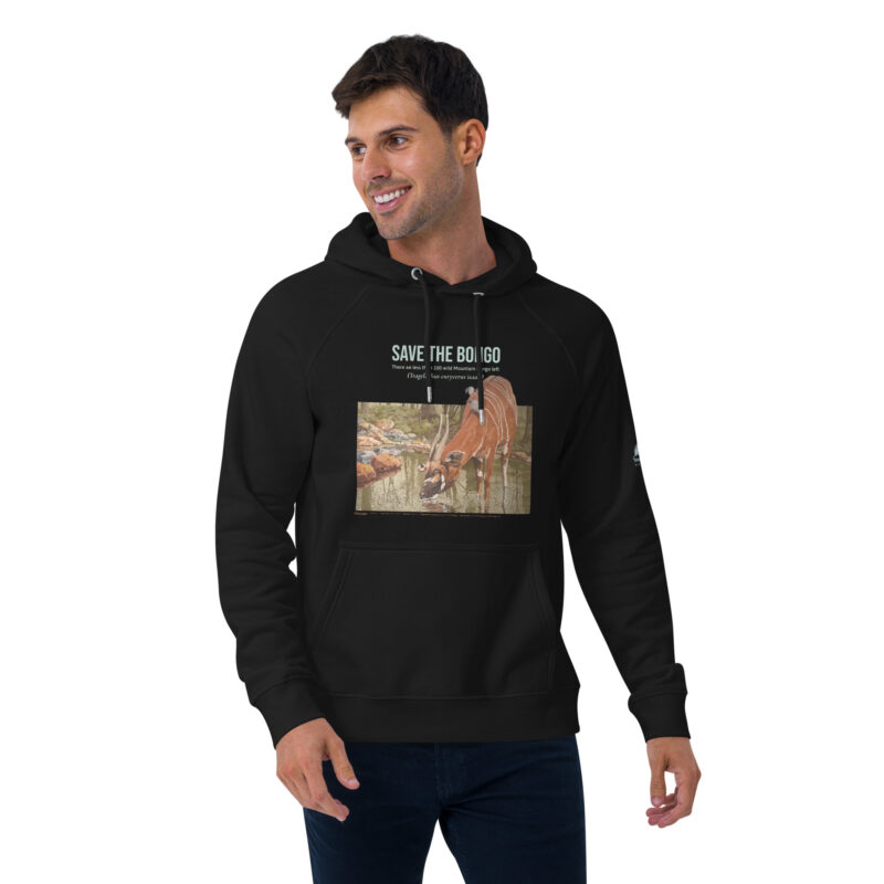 Unisex eco raglan hoodie - Image 2