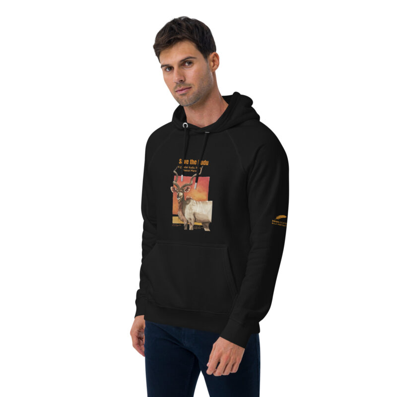 Unisex eco raglan hoodie, Save the Kudu - Image 22
