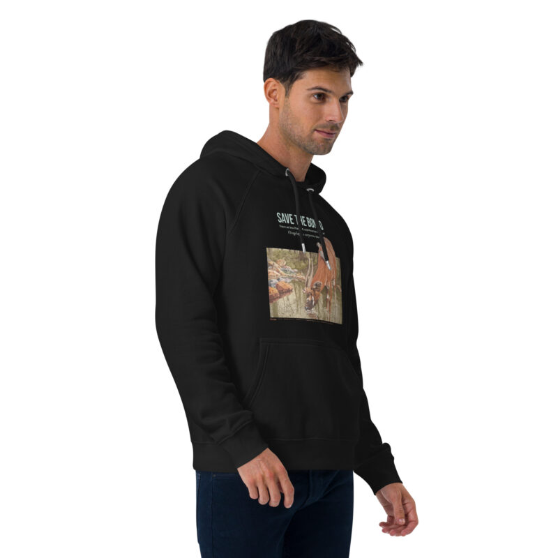 Unisex eco raglan hoodie - Image 9