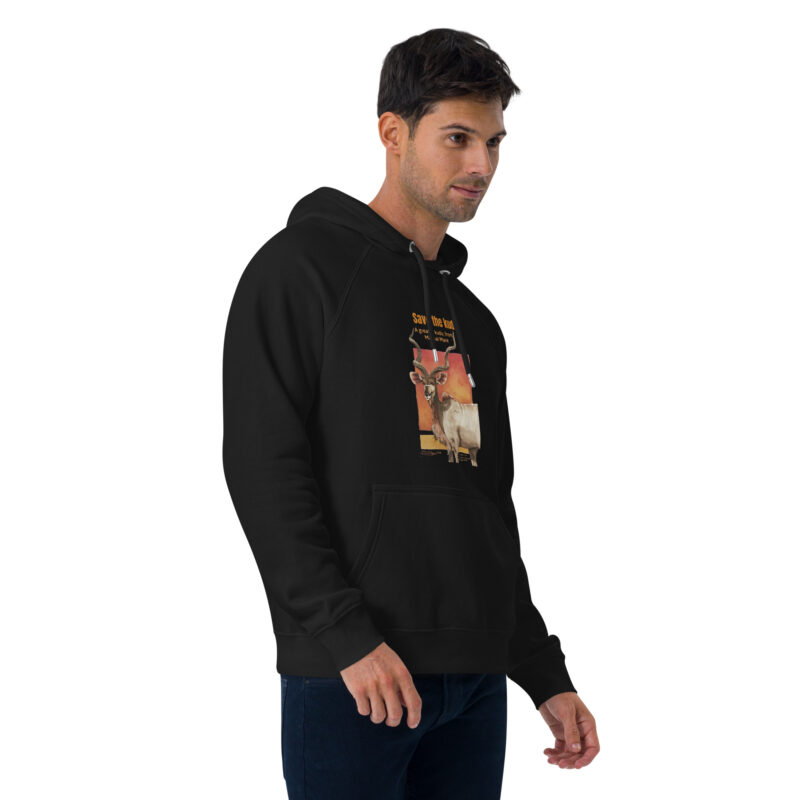 Unisex eco raglan hoodie, Save the Kudu - Image 24