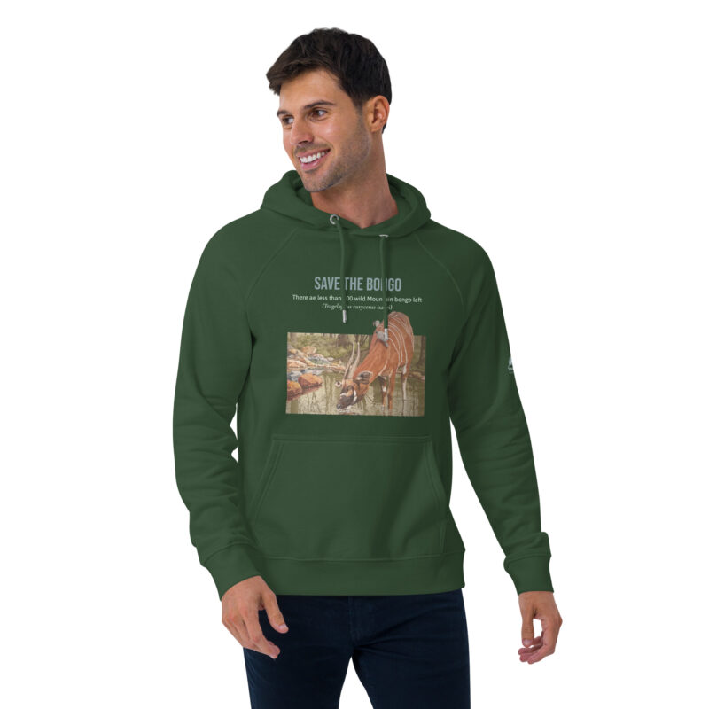 Unisex eco raglan hoodie, save the bongo - Image 20