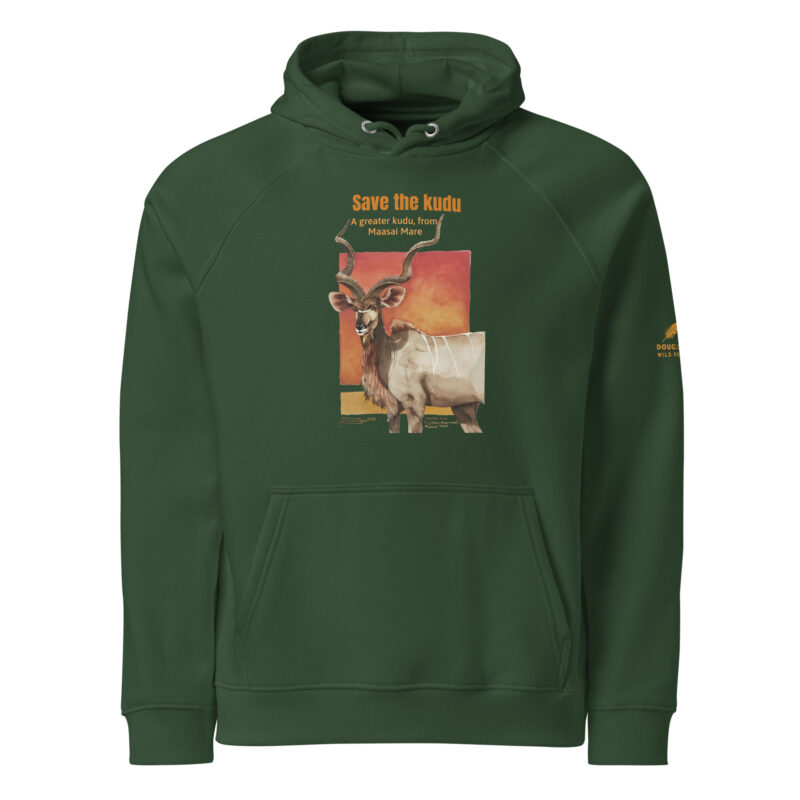 Unisex eco raglan hoodie, Save the Kudu - Image 13