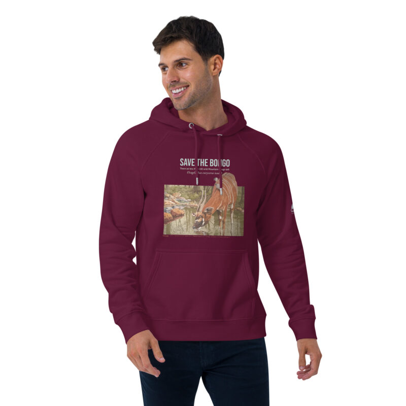 Unisex eco raglan hoodie - Image 11