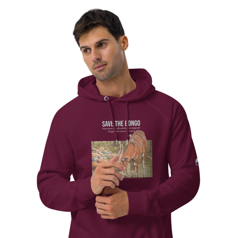 Unisex eco raglan hoodie - Image 12