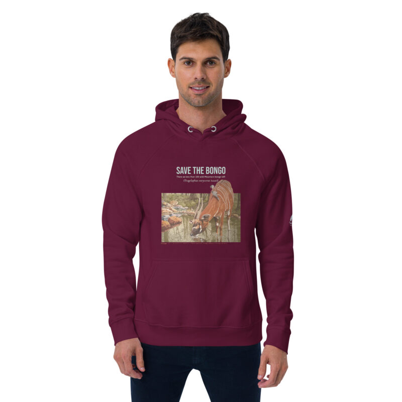 Unisex eco raglan hoodie - Image 10