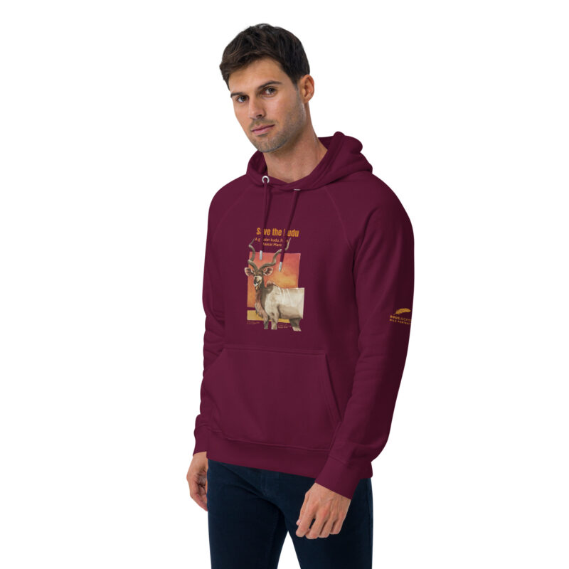 Unisex eco raglan hoodie, Save the Kudu - Image 31