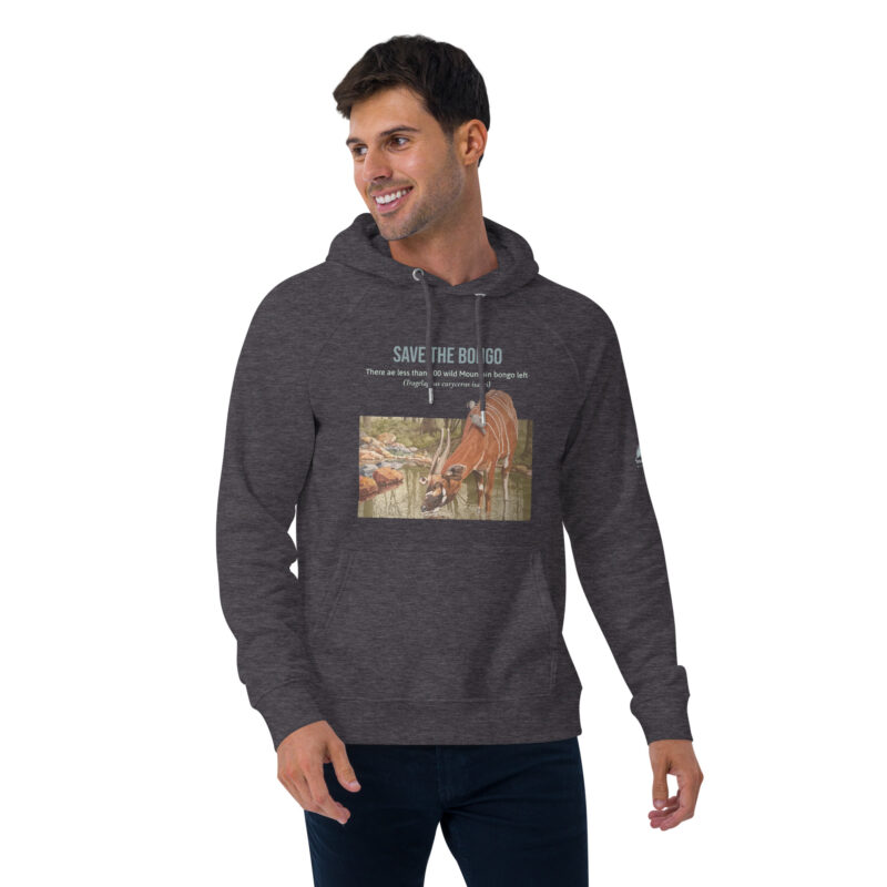 Unisex eco raglan hoodie, save the bongo - Image 11