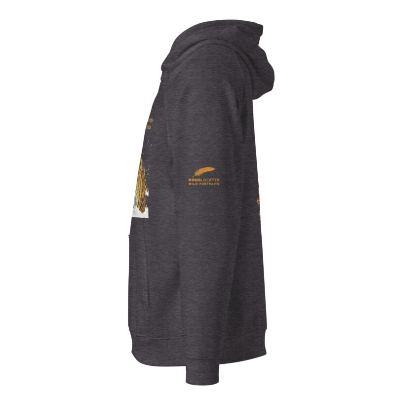 Unisex eco raglan hoodie, bengal tiger - Image 12