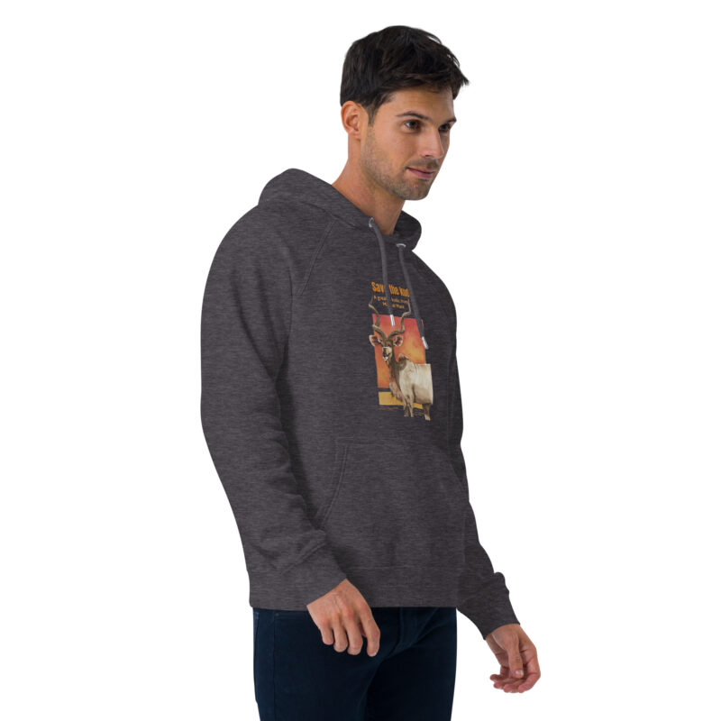 Unisex eco raglan hoodie, Save the Kudu - Image 42