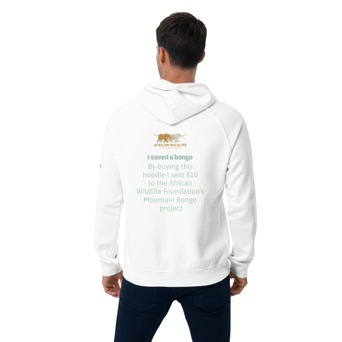 Unisex eco raglan hoodie, save the bongo - Image 32