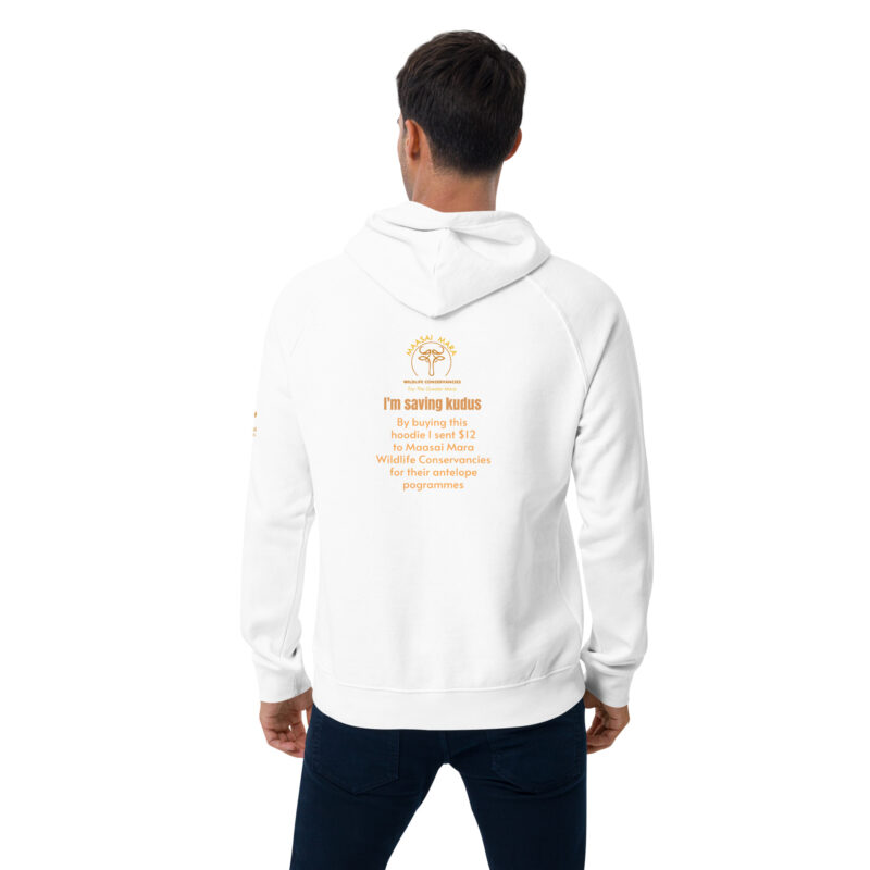 Unisex eco raglan hoodie, Save the Kudu - Image 56