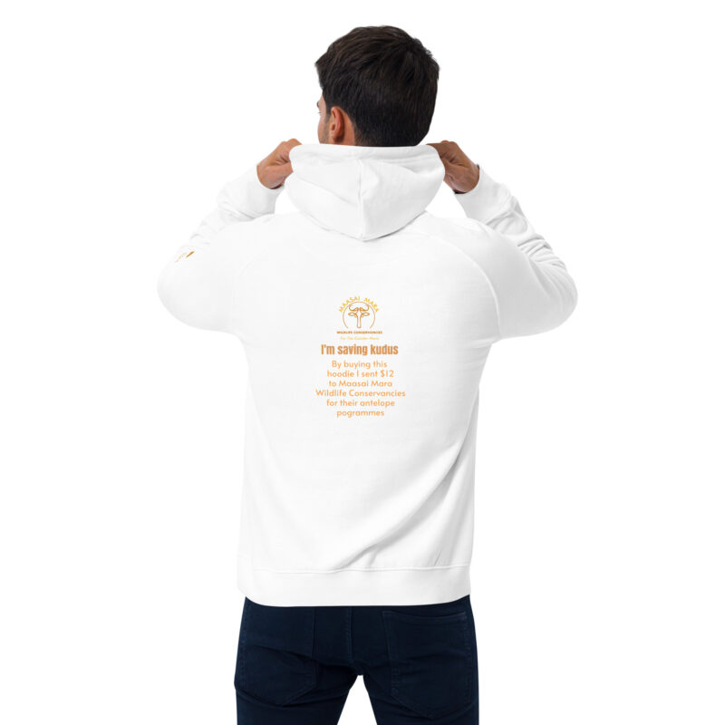 Unisex eco raglan hoodie, Save the Kudu - Image 55