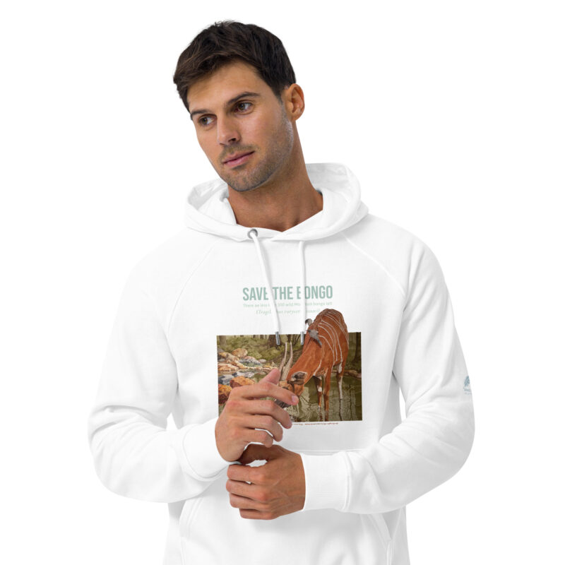 Unisex eco raglan hoodie - Image 39