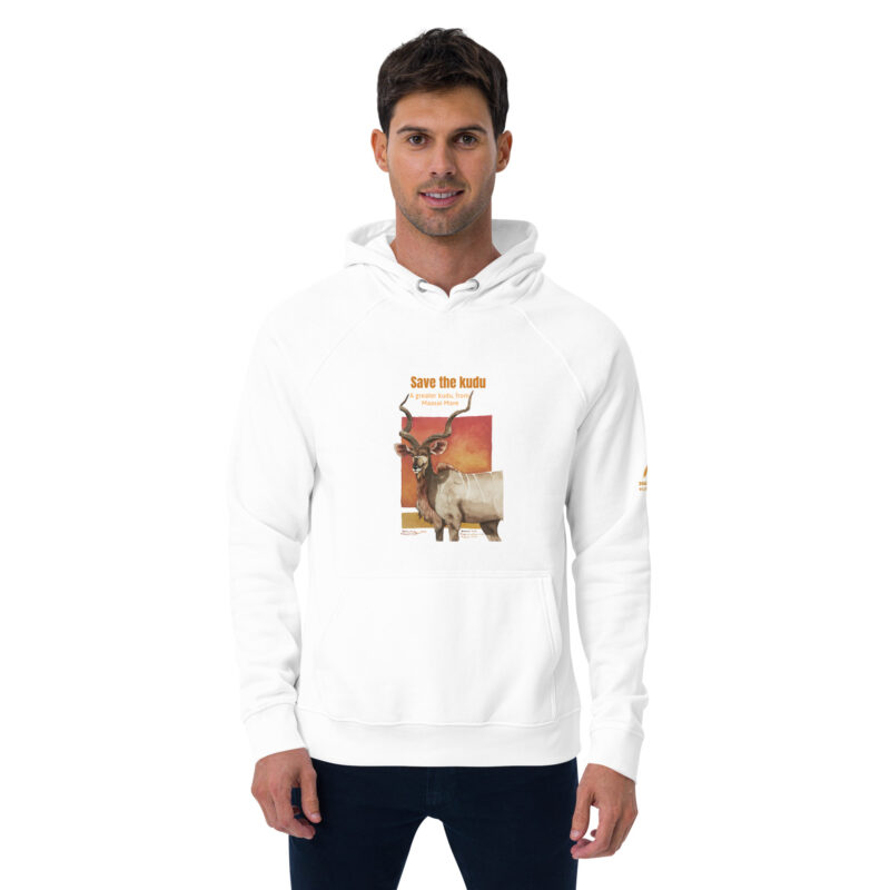 Unisex eco raglan hoodie, Save the Kudu - Image 52
