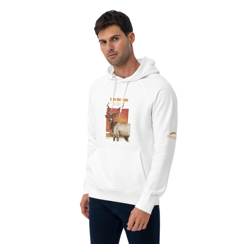 Unisex eco raglan hoodie, Save the Kudu - Image 58