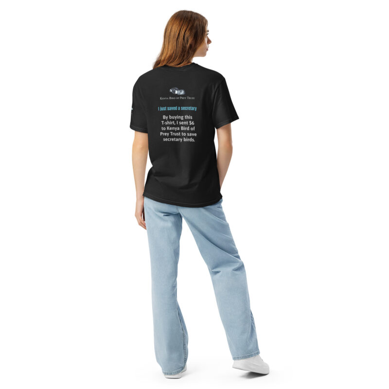 Unisex garment-dyed heavyweight t-shirt, save a secretary - Image 4