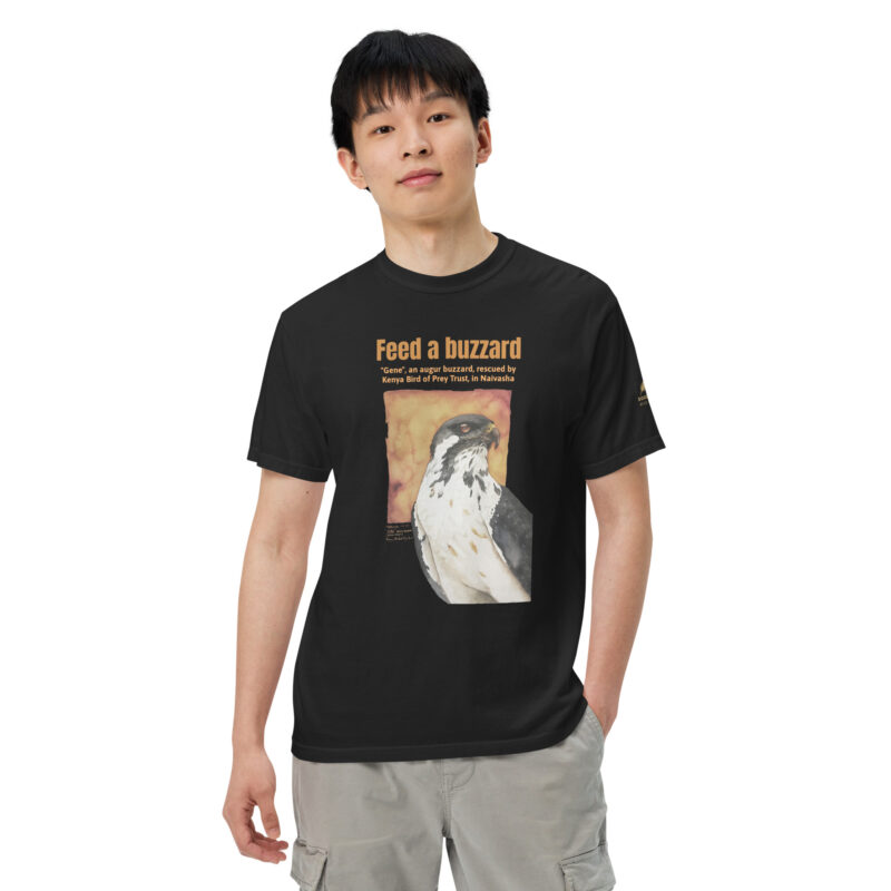 Unisex garment-dyed heavyweight t-shirt, feed the buzzards - Image 2