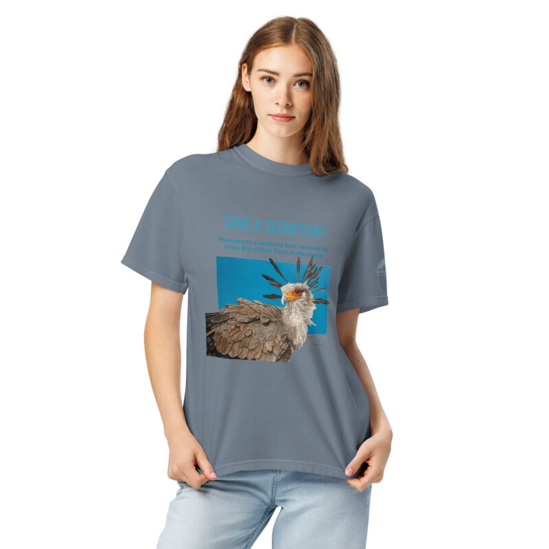 Unisex garment-dyed heavyweight t-shirt, save a secretary - Image 34