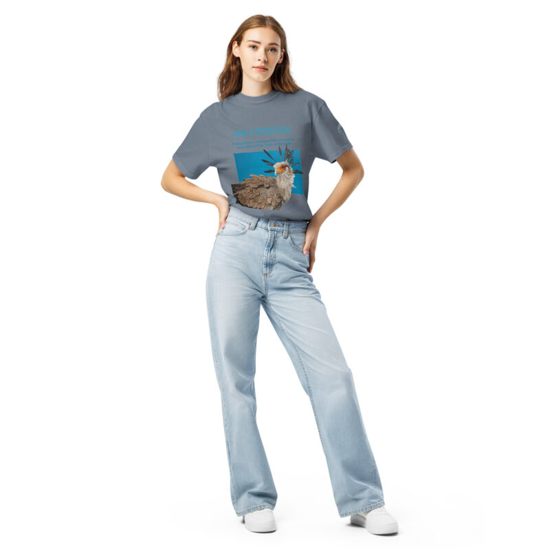 Unisex garment-dyed heavyweight t-shirt, save a secretary - Image 33