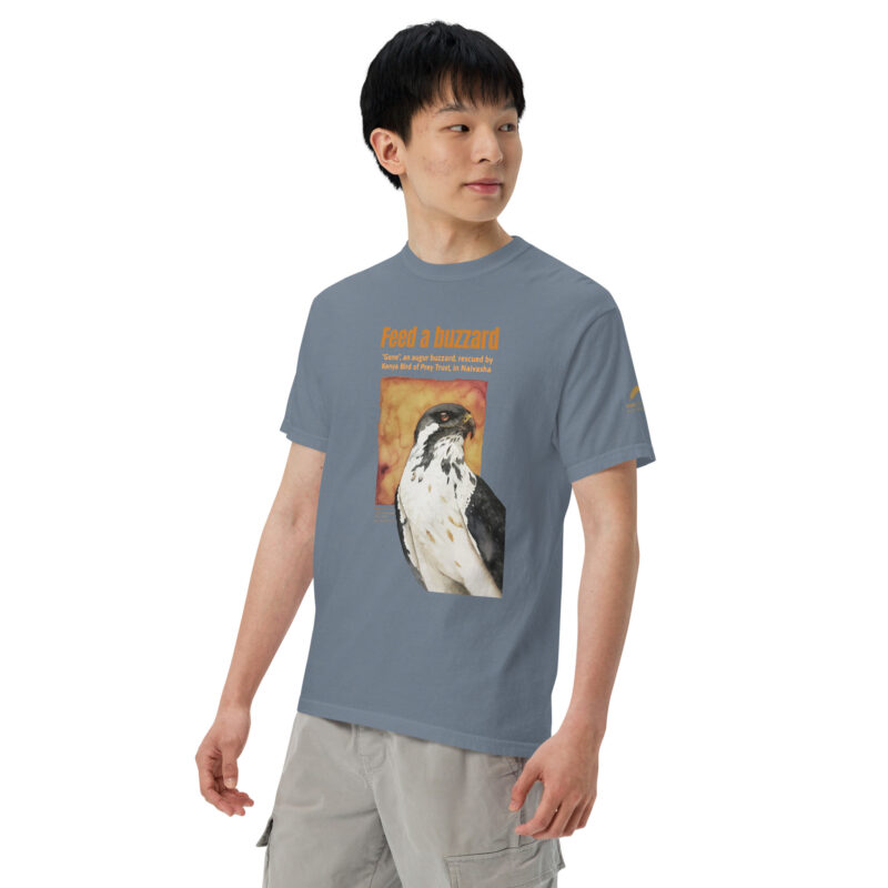 Unisex garment-dyed heavyweight t-shirt, feed the buzzards - Image 69