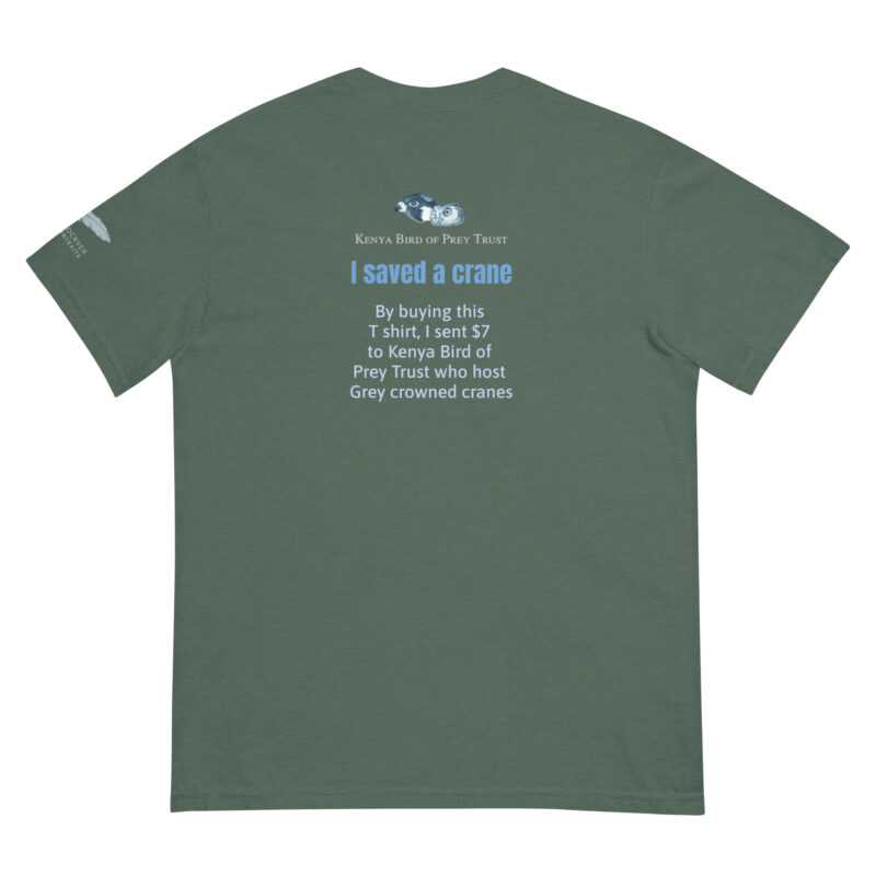 Unisex garment-dyed heavyweight t-shirt, save the cranes - Image 14