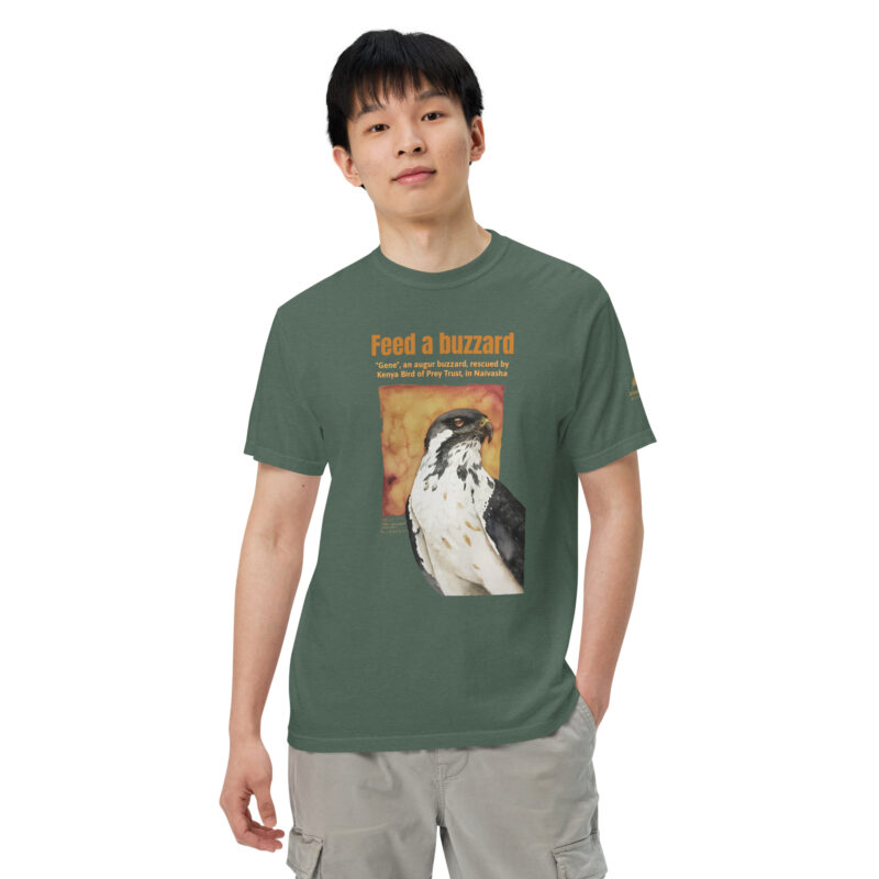 Unisex garment-dyed heavyweight t-shirt, feed the buzzards - Image 44