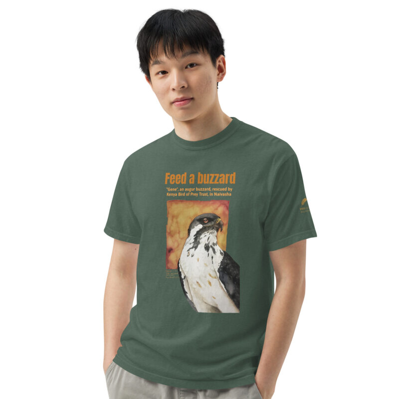 Unisex garment-dyed heavyweight t-shirt, feed the buzzards - Image 45