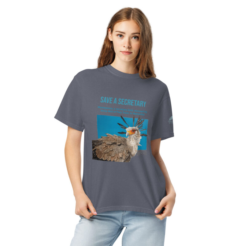 Unisex garment-dyed heavyweight t-shirt, save a secretary - Image 26