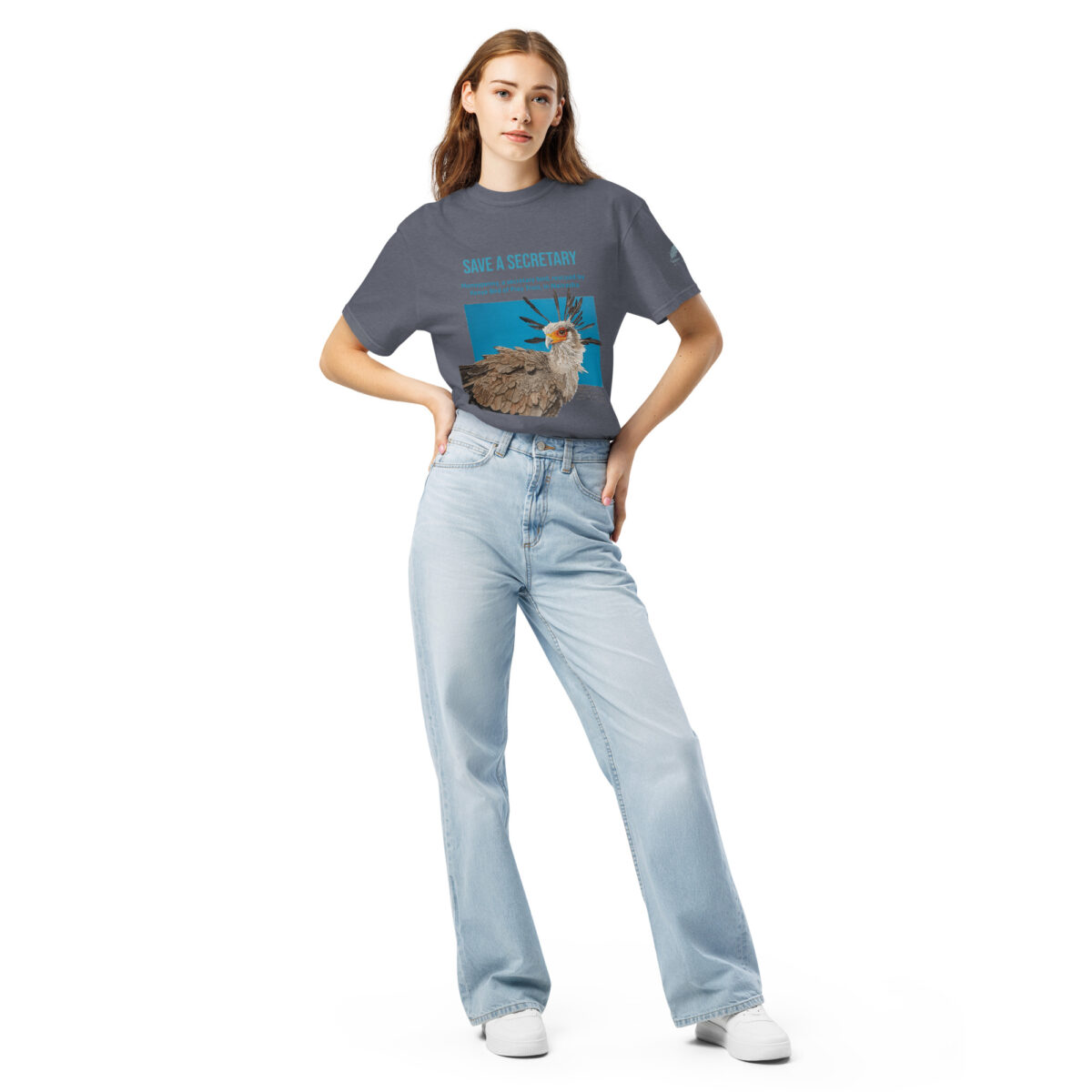 Unisex garment-dyed heavyweight t-shirt, save a secretary - Image 25
