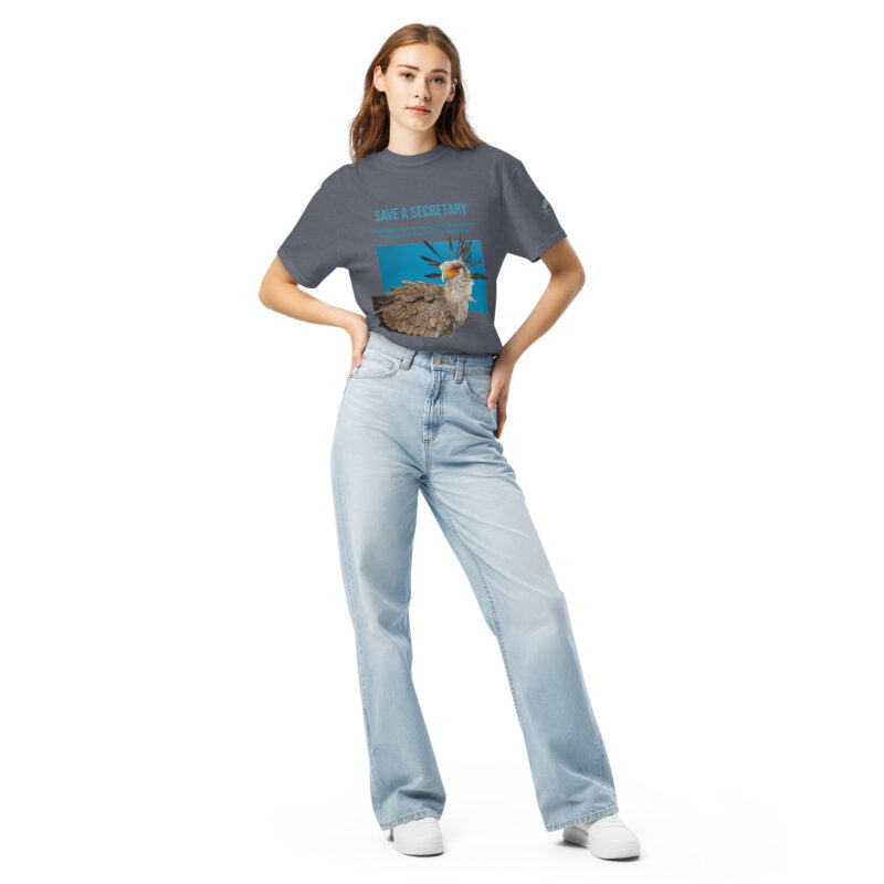 Unisex garment-dyed heavyweight t-shirt, save a secretary - Image 25