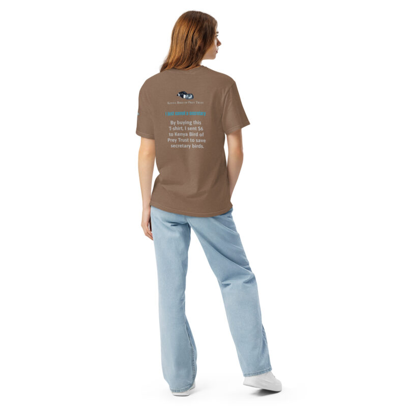 Unisex garment-dyed heavyweight t-shirt, save a secretary - Image 32