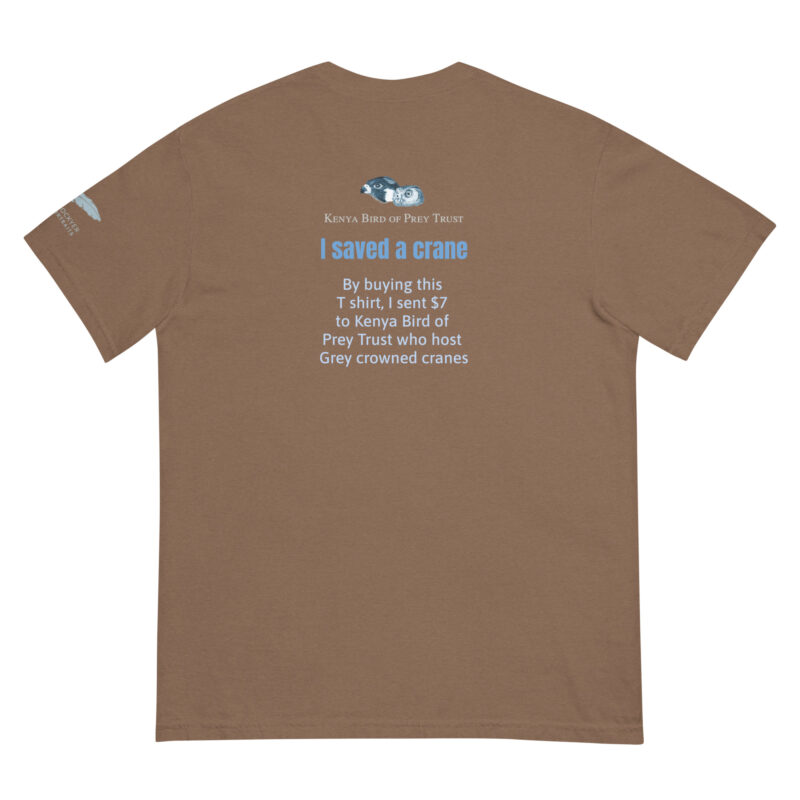 Unisex garment-dyed heavyweight t-shirt, save the cranes - Image 16