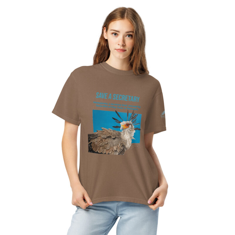 Unisex garment-dyed heavyweight t-shirt, save a secretary - Image 30