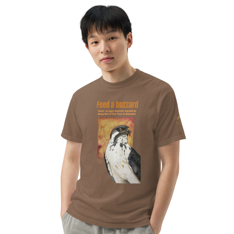 Unisex garment-dyed heavyweight t-shirt, feed the buzzards - Image 55