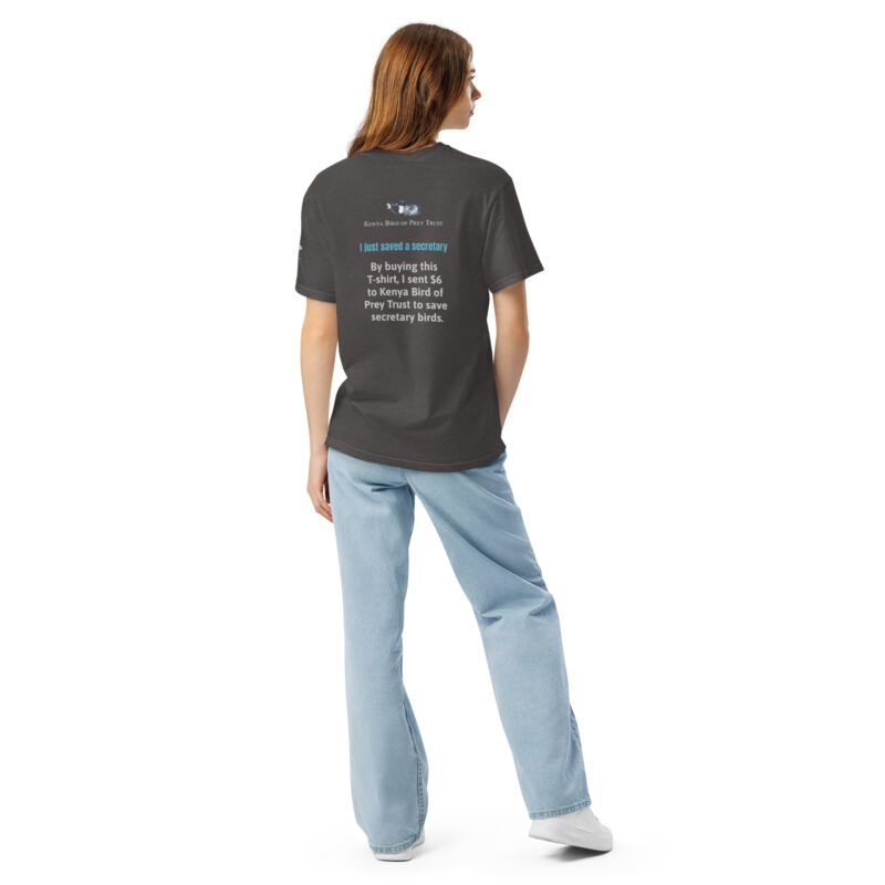 Unisex garment-dyed heavyweight t-shirt, save a secretary - Image 16
