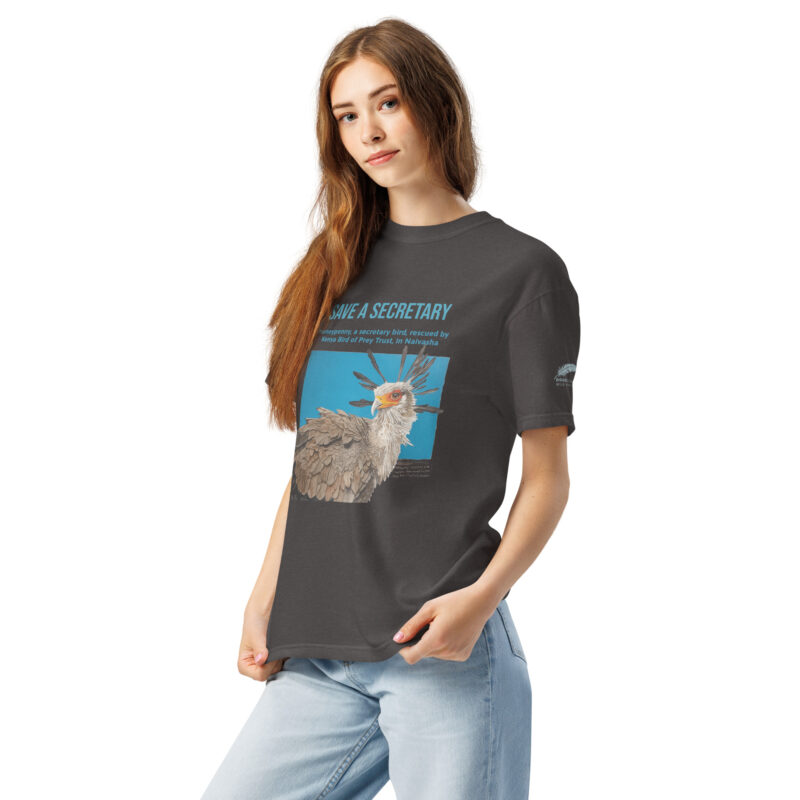 Unisex garment-dyed heavyweight t-shirt, save a secretary - Image 15