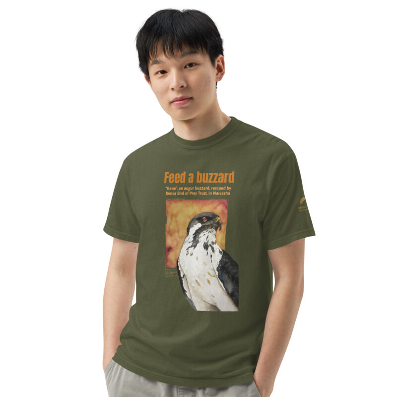 Unisex garment-dyed heavyweight t-shirt, feed the buzzards - Image 34