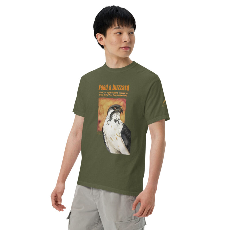 Unisex garment-dyed heavyweight t-shirt, feed the buzzards - Image 35