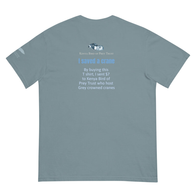 Unisex garment-dyed heavyweight t-shirt, save the cranes - Image 20