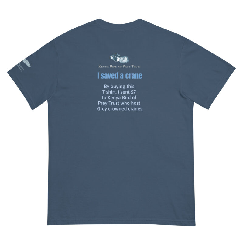 Unisex garment-dyed heavyweight t-shirt, save the cranes - Image 8