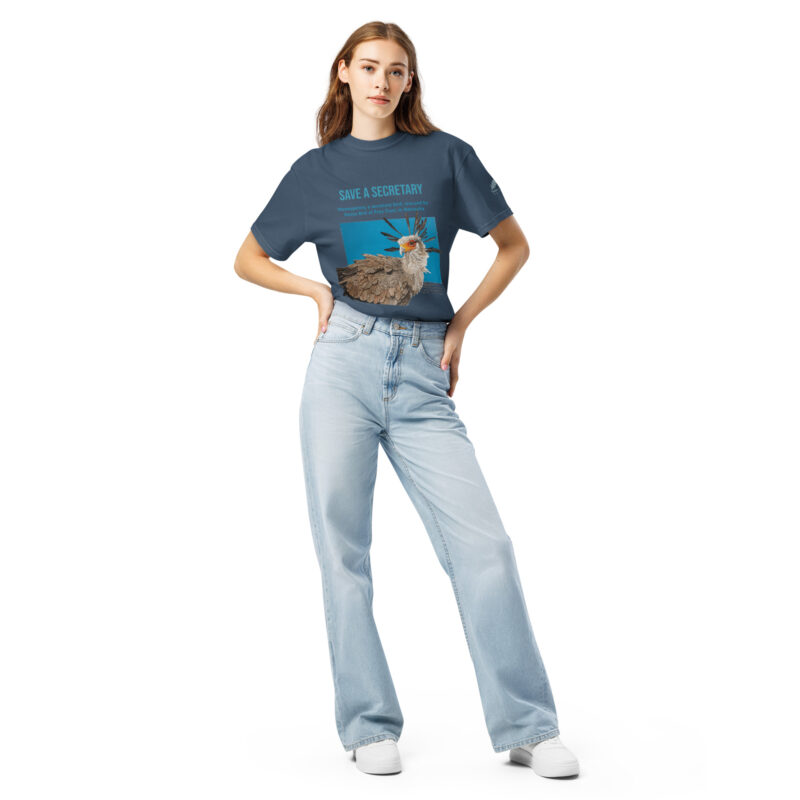 Unisex garment-dyed heavyweight t-shirt, save a secretary - Image 17