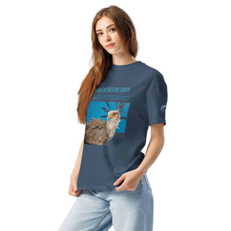 Unisex garment-dyed heavyweight t-shirt, save a secretary - Image 19