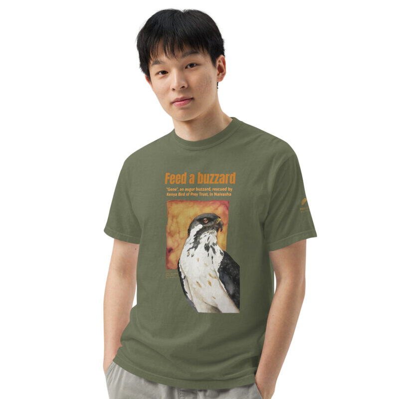 Unisex garment-dyed heavyweight t-shirt, feed the buzzards - Image 59